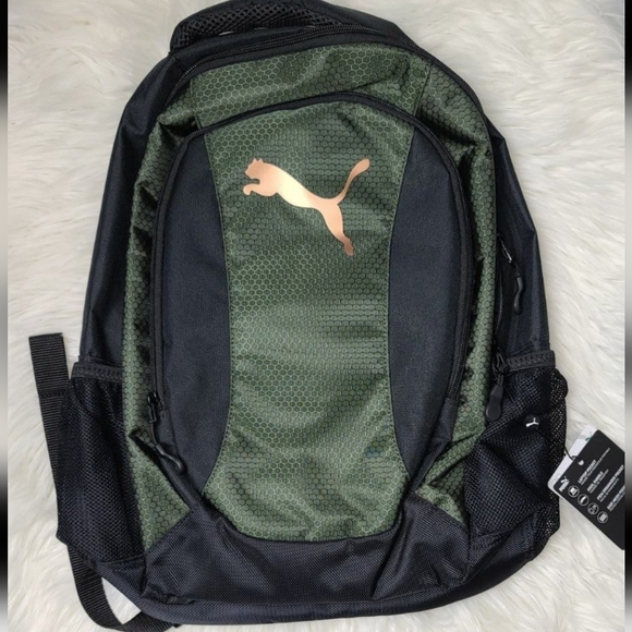 🙀PUMA Equivalence Backpack in Dark Green/Black - Picture 3 of 15